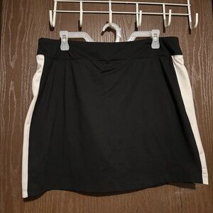 Izod Black Athletic Skort with White Accents